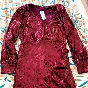 NWT Red sequins dress